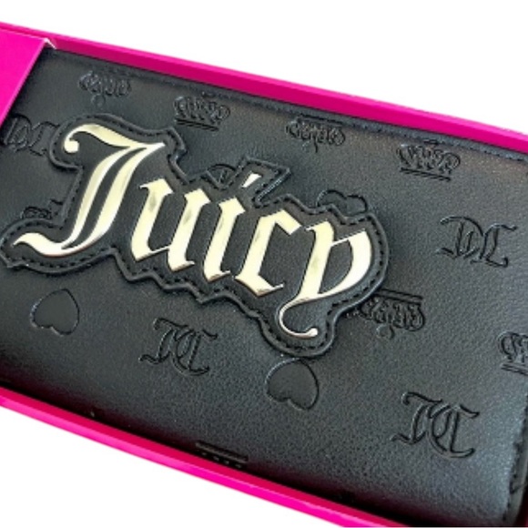 ❌SALE❌Juicy Couture Liquid Gold Logo Box Set - Black/Gold NIB - Picture 5 of 8
